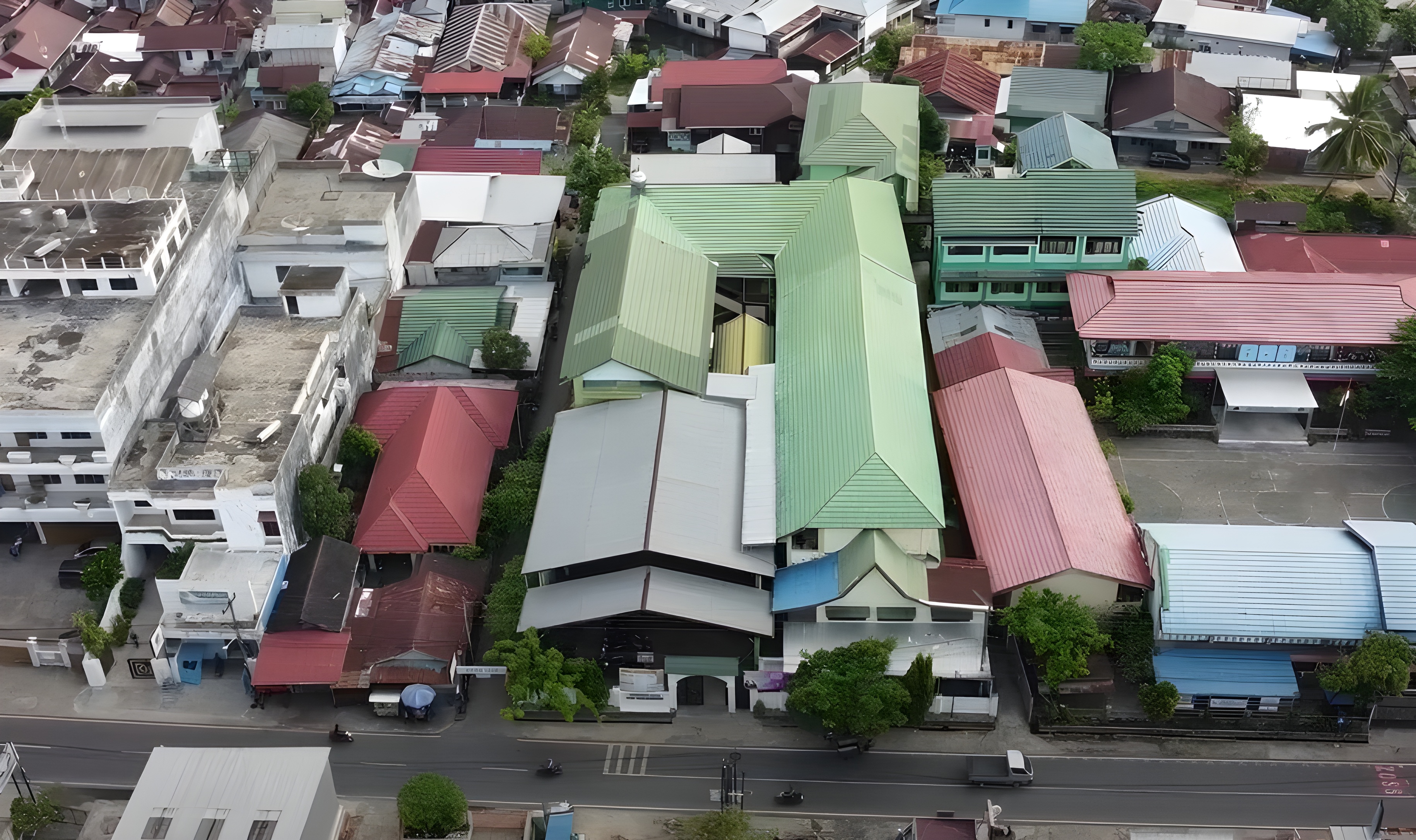 Gedung sekolah modern